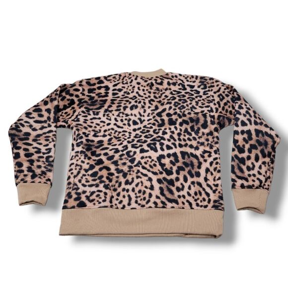 BP. Sweatshirt Size XXS Nordstrom Pullover Sweatshirt Leopard Print Animal Print - Picture 3 of 5